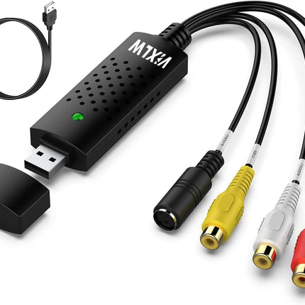 VHS-digitaalmuundur, USB 2.0 videokaart, vana VHS-videomaki, Mini DV Hi8 DVD-digitaalmuundur Macile/PC-le, RCA-USB-videomuundur, teleri kassettmängija, videokaamera, Windows Maciga ühilduv