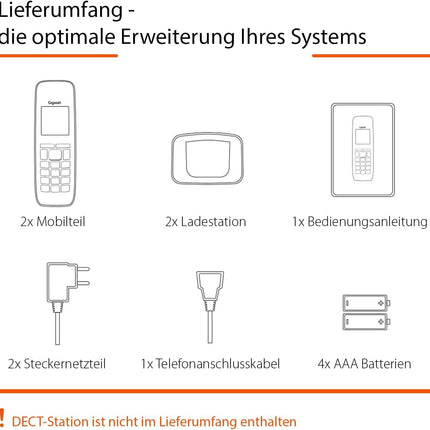 Gigaset CL660HX DUO - 2-ühes DECT-telefonitoru laadimisalusega - Fritzboxiga ühilduv - kvaliteetne juhtmeta telefon ruuteritele ja DECT-baasjaamadele, antratsiitmetallik [saksa versioon] [ilma baasjaamata]