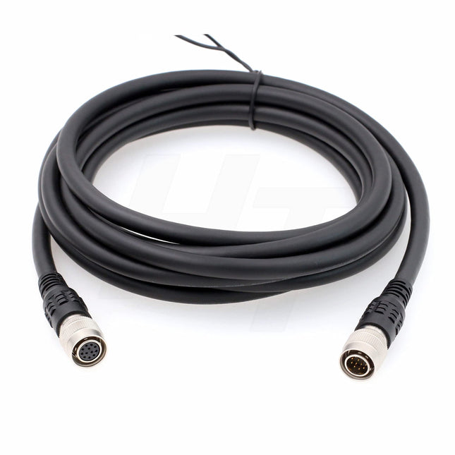 HangTon Hirose 12-pin Hirose isas-naissoost kaabel Sony XC-HR70 DXC-950 990 Hitachi CCD-kaamera kaugjuhtimispaneelile (3 meetrit)