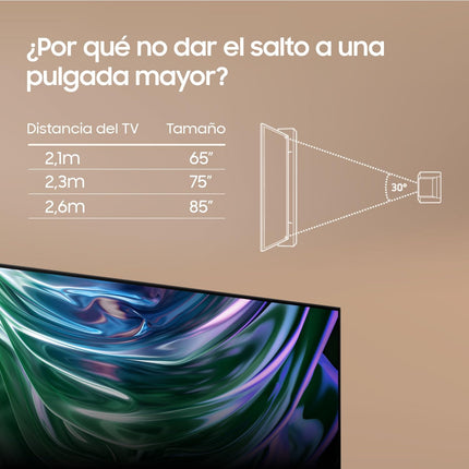 SAMSUNG 48S93D 4K OLED Smart TV 4K 2024 48S93D with more brightness and contrast, A cinema sound with Q-Symphony, the best Smart TV and wins all games with Motion Xcelerator 144Hz