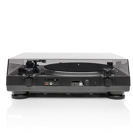 Dual DTJ 301.1 USB DJ turntable (33/45 rpm, pitch control, magnetic pickup system, needle illumination, USB cable) black