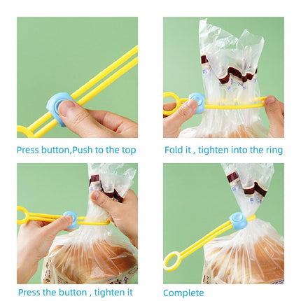 Reusable cable ties, 12 PCS bag clips silicone multiple colors clips food clips for bags for sealing freezer bags snacks nuts coffee