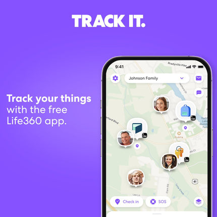 Tile by Life360 Slim (2024) – rahakotiotsija, Bluetooth-jälgija ja esemete leidja pagasisiltide, passide ja muu jaoks, iOS-i ja Androidi ühilduv, telefoniotsija, 1 tk pakis (must)
