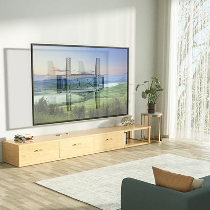 USX-MOUNT pööratav ja kallutatav teleri seinakinnitus 32–70-tollistele LED-, OLED- ja plasmateleritele, universaalne teleri seinakinnitus ülitugeva topeltharuga, teleri kinnitus max VESA 400x400 mm kuni 45 kg
