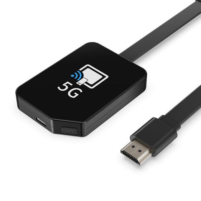 Wireless Display Dongle, 4K/5G Miracast HDMI Dongle, Seamless Streaming with 5G Support Compatible with iPhone/iPad/Android/iOS to TV/Monitor, Supports Miracast, DLNA, Airplay
