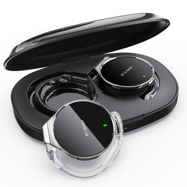 Kõrvapealsed kõrvaklapid Bluetooth 5.4, avatud kõrvaklapid traadita Bluetooth mürasummutusega, veepiisakujulised klambriga spordipeakomplektid Bluetooth 4 mikrofoniga, mugavad kõrvakonksuga kõrvaklapid