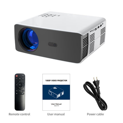 Smart Beamer 4K [Elektrischer Fokus und Auto Keystone] Heimkino mit Apps,Full HD 1080P Beamer mit WiFi5 Projektor,20000 Lumen Outdoor Heimkino Kompatibel mit TV Stick/HDMI/USB/AV/Laptop/iPhone/Android