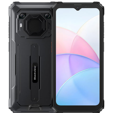 Lepinguvaba õuetelefon Blackview BV6200, 13000mAh aku, 8GB+64GB (1TB laiendusvõimalus), 6.56'' HD+, ArcSoft® 13MP+8MP, Android 13 DUAL SIM IP68 MIL-STD-810H veekindel nutitelefon, GPS must