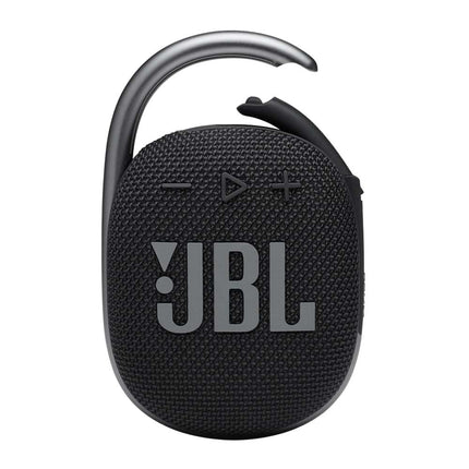 JBL CLIP 4 Bluetooth Speaker - Black – Waterproof, portable music box with practical carabiner – Up to 10 hours of wireless music streaming