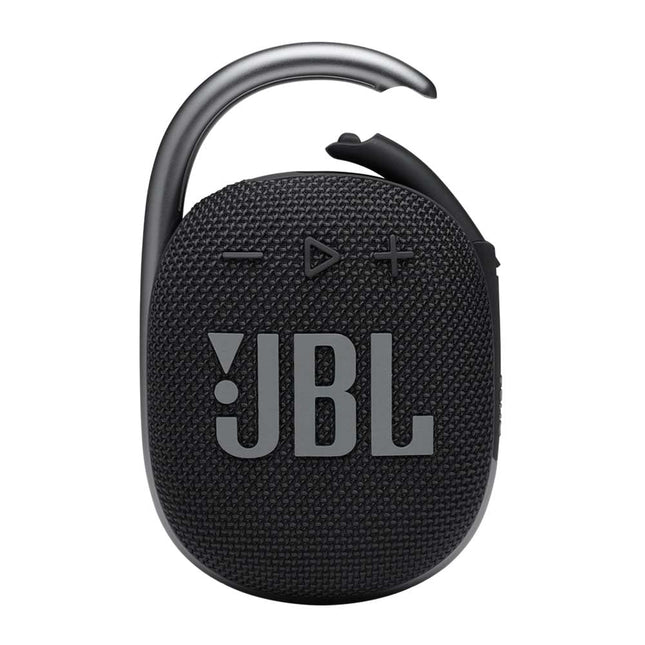 JBL CLIP 4 Bluetooth Speaker - Black – Waterproof, portable music box with practical carabiner – Up to 10 hours of wireless music streaming