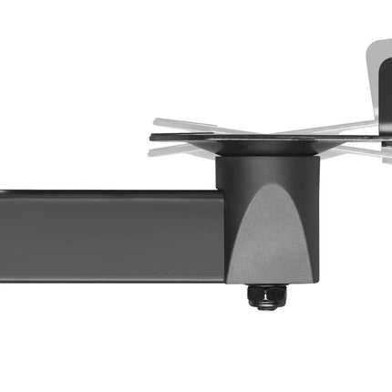 Sat-Fox speaker wall mount universal shelf boxes wall mount shelf boxes 2 pairs 15 kg load capacity tool-free swivel tilt holder wall mounting box fastening screws dowels wall black