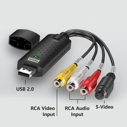 Nero Video Grabber | Videokassettide digitaliseerimine | VHS USB-le | DVD arvutisse | Analoog-digitaalseks salvestuskaart | S-VHS | Hi8 | Super 8 | Windows 11/10 | MacOS