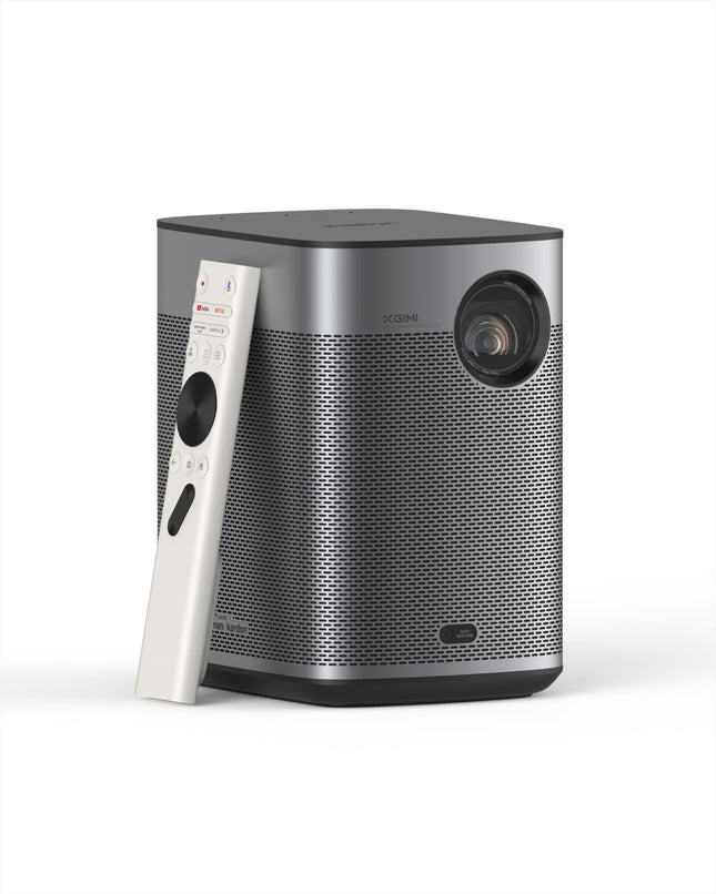 XGIMI Halo+ GTV 1080P kaasaskantav projektor, Google TV litsentseeritud Netflixiga, 700 ISO luumenit, 2x5W Harman Kardon, autofookus, WiFi, 200-tolline ekraan, sisseehitatud aku 2,5-tunnise mänguajaga