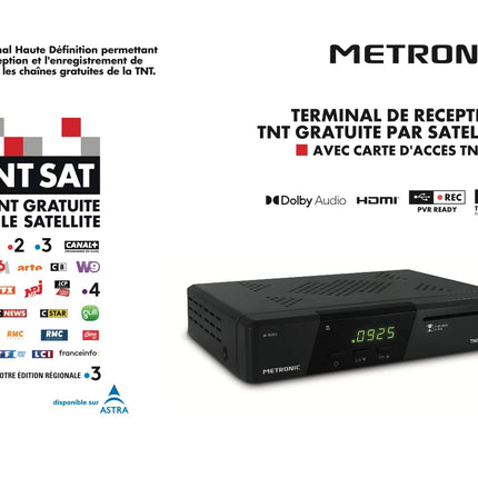 Metronic 441639 terminal TNT SAT HD, must, standard