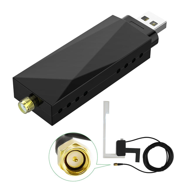 Eonon DAB/DAB+ Digital Radio Adapter, Receiver, USB Dongle for Android 13/14 Car Radio GPS, 4G LTE Compatible with BMW E46A13/E46X6S/E46X7/ E90A13 /VWA12S/VWA13/VWX6S/VWX7/ UA13/UA13SK-Plus/UX6K