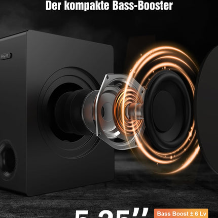 Hiwill 4.1-kanaliline heliriba Dolby Atmosega, 300 W heliriba teleritele subwooferiga, 2 eesmist ruumilist kõlarit, HDMI eARC, reguleeritavad kõrged ja bassid, ruumiline heli telerile, HiElite A41