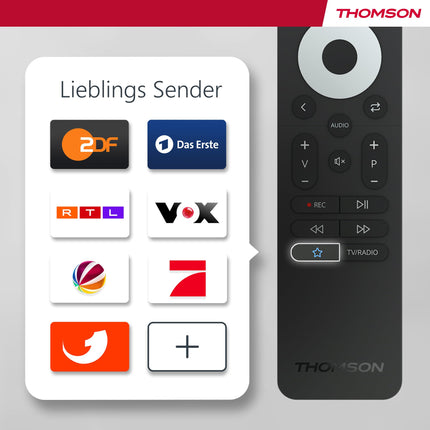 Thomson 40-tolline (101 cm) LED Full HD nutikas Android-teler, Google Assistant, WiFi, Dolby Digital, Bluetooth, kolmekordne tuuner (kaabel/satelliit/antenn), HDMI, CI+, A+ paneel - 40FA2S13