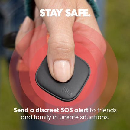 Tile by Life360 Mate (2024) – Bluetooth Tracker, Key and Item Finder for Keys, Bags, and More. Phone Finder. iOS &amp; Android Compatible. Phone Finder. 1-Pack (Navy Blaze)