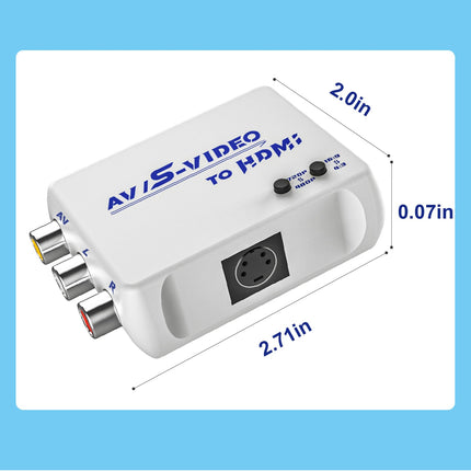 FeiEVER AV S-Video-HDMI konverter