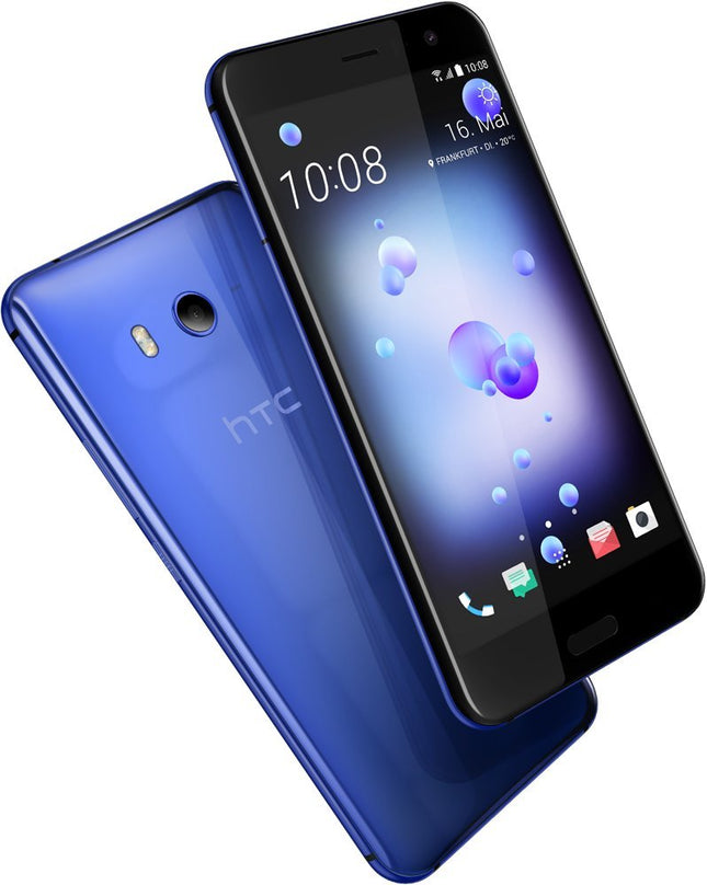 HTC U11 nutitelefon (13,97 cm (5,5 tolli), 16 MP esikaamera, 64 GB salvestusruum, Android) safiirsinine, Alexa integratsiooniga