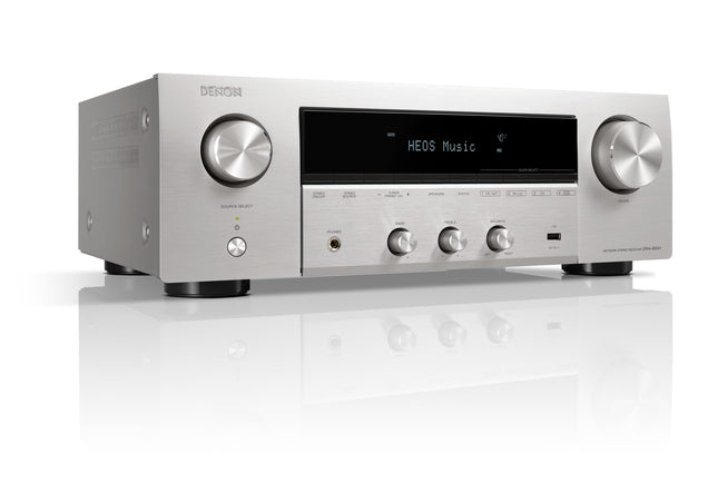Denon DRA-900H 2.2-kanaliga 145W 8K AV võimendi sisseehitatud HEOS-iga - hõbedane