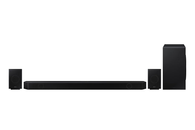 Samsungi heliriba HW-Q990B/ZF koos juhtmevaba Dolby Atmose, Q-Symphony Gen II, 11.1.4 kanalite, SpaceFit Sound+ ja häälassistentidega ühilduvusega