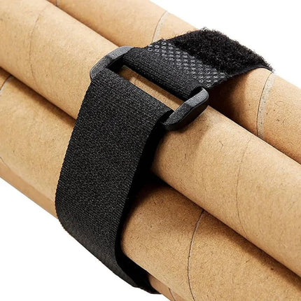 Hook and Loop Cable Ties, Reusable, Cuttable, 10 m, Adjustable Fastening Cable Ties, Hook and Loop Securing Strap for Cable Management, Cable Organizer, 2.5 cm Wide