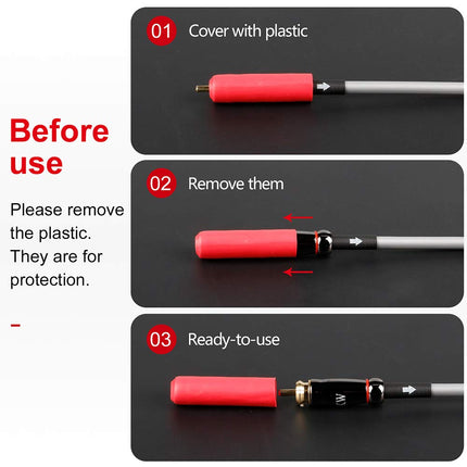 SKW subwooferkaabel, RCA-kaabel isas-isas digitaalne koaksiaalhelikaabel - PVC - S/PDIF RCA kodukino/HDTV/subwooferite/Hi-Fi süsteemide/kodukino jaoks (2M/hall)