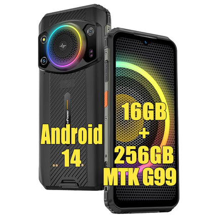Ulefone Armor 21 16GB+256GB välistingimustes kasutatav mobiiltelefonid ilma lepinguta Android 14, MTK G99 3.5W kõlar, välistingimustes kasutatav nutitelefon ilma lepinguta, 64MP+24MP öönägemiskaamera, 6.58" FHD+, 9600mAh, IP68 mobiiltelefon, NFC GPS OTG