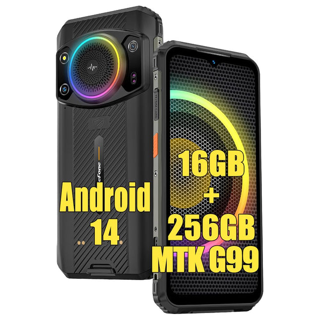 Ulefone Armor 21 16GB+256GB välistingimustes kasutatav mobiiltelefonid ilma lepinguta Android 14, MTK G99 3.5W kõlar, välistingimustes kasutatav nutitelefon ilma lepinguta, 64MP+24MP öönägemiskaamera, 6.58" FHD+, 9600mAh, IP68 mobiiltelefon, NFC GPS OTG