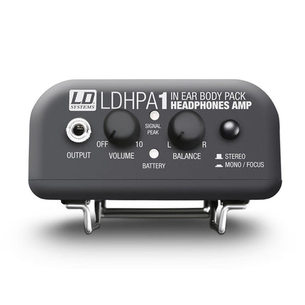 LD Systems HPA 1 - Amplifier for headphones and wired IEM, green