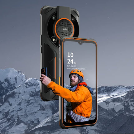 AGM Glory SE õues kasutatav nutitelefon 5G, Snapdragon 480 vastupidav telefon ilma lepinguta, 6,53" FHD+ ekraan Android 11 mobiiltelefon, 6200mAh aku IP68/IP69K veekindel, 8G+128G kahe SIM-kaardiga/NFC/GPS/Touch ID