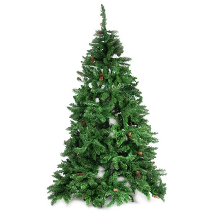 Christmas tree "Claudia", height 150 cm, including pine cones, 464 branches, 100 x 100 x 150 cm