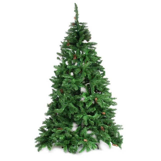 Christmas tree "Claudia", height 150 cm, including pine cones, 464 branches, 100 x 100 x 150 cm