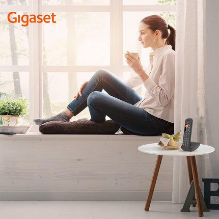 Gigaset C575A Duo - 2 juhtmeta DECT-telefoni automaatvastajaga - suur värviline ekraan moodsa kasutajaliidesega - aadressiraamat - Jumbo režiim ja funktsioon „Ära sega“, must [saksa versioon]