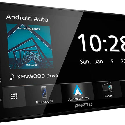 Kenwood DMX5020BTS 17,3 cm WVGA digitaalne meediamängija FM RDS-tuuneri, CarPlay, Android Auto, Androidi USB-peegelduse, Bluetoothi, mahtuvusliku puutepaneeli ja DSP-ga