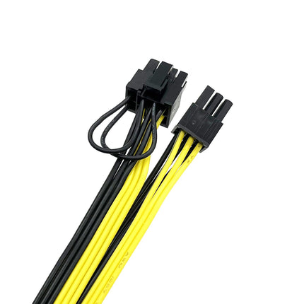 LeHang 6X 6-pin PCI-E kuni 8-pin (6+2) PCI-E (isas-isas) GPU toitekaabel (50cm), kaarti ei kuulu komplekti