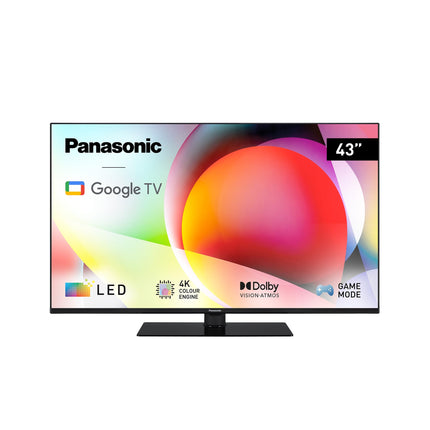 Panasonic TN-43W70AEZ, W70 Series 43-inch 4K Ultra HD LED Smart TV, 2024, Google Assistant, Chromecast, Dolby Vision &amp; Atmos, Gaming Mode, Bluetooth, for an exceptional visual experience