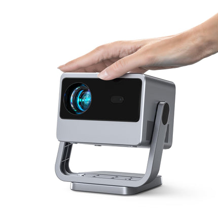Smart Mini Projector, VOPLLS ​​Autofocus/Keystone Correction 20000 Lumen Portable Projector 4K Supported, WiFi6 Bluetooth Full HD 1080P Video Projector, Small Home Theater/Outdoor Projector for Mobile Phone/Laptop