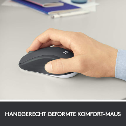 Logitech MK540 täiustatud juhtmevaba klaviatuuri ja hiire kombinatsioon Windowsile, 2,4 GHz Unifying USB-vastuvõtja, kiirklahvid, 3-aastane aku tööiga, arvuti ja sülearvuti jaoks, QWERTZ-paigutus - must
