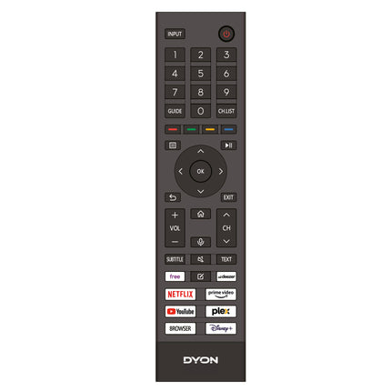 DYON Movie Smart 50 VX - 50-inch (126 cm) TV (4K Ultra HD Smart TV, Triple Tuner (DVB-C/-S2/-T2), App Store, Prime Video, Netflix, YouTube, DAZN, Disney+) [Mod. 2024]