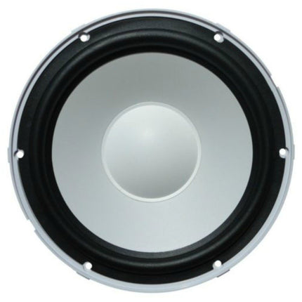 Pyle PLMRW8 Sea subwoofer, veekindel, 8" (20,00 cm), 200 mm, valge. Sobib paatidesse, basseini või muudesse kohtadesse. Avatav ühe mähisega, 4 oomi takistus, 200 vatti, RMS, max 400 vatti.