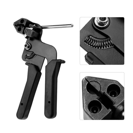Stainless steel cable tie gun Automatic tensioner Tighten and cut cable ties Fastening tensioning tool for stainless steel cable ties