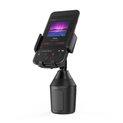 SEEKONE universal cell phone holder for car cup holder cell phone holder smartphone holder cup mount for cars, suitable for all smartphones with a size of 5.5 cm to 10 cm.