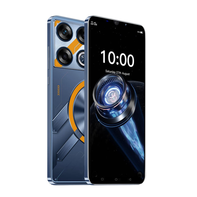CatCalls 4G odav nutitelefon, 5.0'' kahe SIM-kaardiga ja kahe kaameraga, Android OS, 16 GB ROM【Laiendatav kuni 128 GB-ni】, WiFi/Bluetooth/GPS/FM tugi, näotuvastuseta mobiiltelefon (sinine)