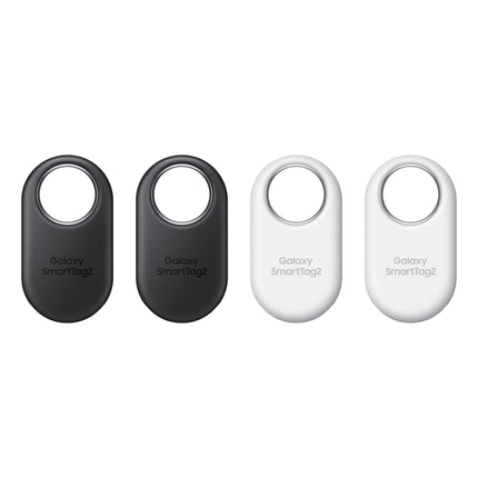 Samsung Galaxy SmartTag2 Bluetooth jälgija, kompassivaade, lähedalasuva otsing, kuni 500 päeva aku tööiga, veekindel, must/valge (4 tk pakis)