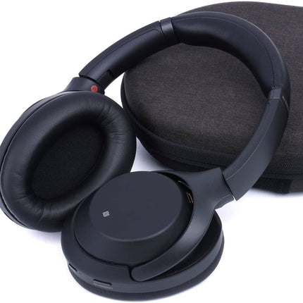 SOULWIT Protein Leather Replacement Ear Pads for Sony WH-1000XM3 (WH1000XM3) Over-Ear Headphones, Replacement Pads with Soft Protein Leather, Noise Isolating Memory Foam