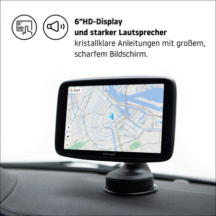 TomTom GO Discover navigatsiooniseade (6 tolli, liiklusummikute vältimine tänu TomTom Trafficule, maailmakaardi uuendused, kiired uuendused WiFi kaudu, parkimisvõimalused, kütusehinnad)