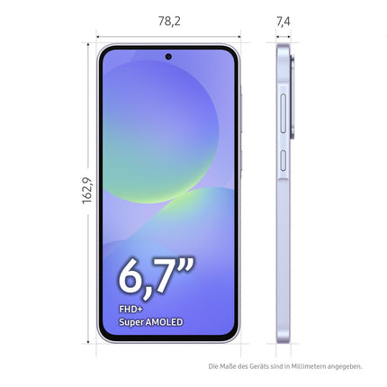 Samsung Galaxy A36 5G tehisintellektiga nutitelefon ilma lepinguta, lukustamata tehisintellektiga telefon Androidiga, 6 GB muutmälu, 128 GB salvestusruumi, 50 MP kaamera, Awesome Lavender, 2,5-aastane tootjagarantii [Ainult Amazonis]