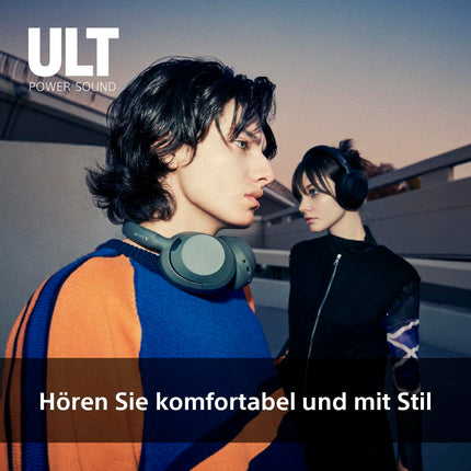 Sony ULT WEAR | Juhtmevabad Bluetooth-kõrvaklapid mürasummutusega | mikrofoniga, 30-tunnise akuga, bassi võimendusfunktsiooniga | Sobib sportimiseks, muusika nautimiseks, reisimiseks ja tööks, metsahall